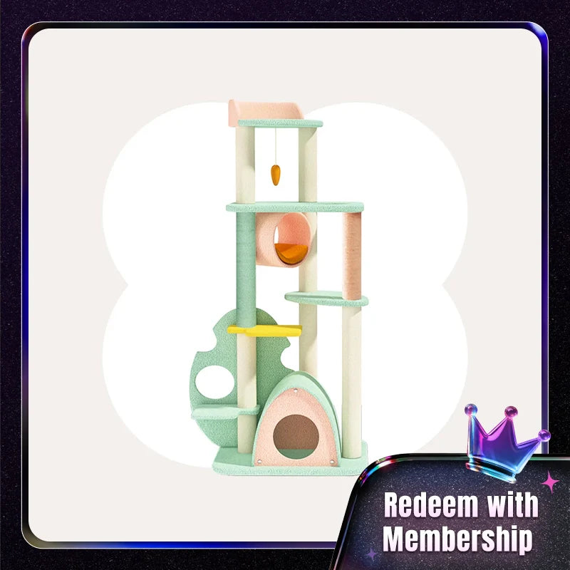 VIP 800 Meow Coins + $79.9 For Upgraded Wonderland Cat Tree-XL