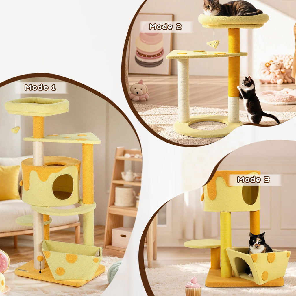Transformable Cheese Cat Tree