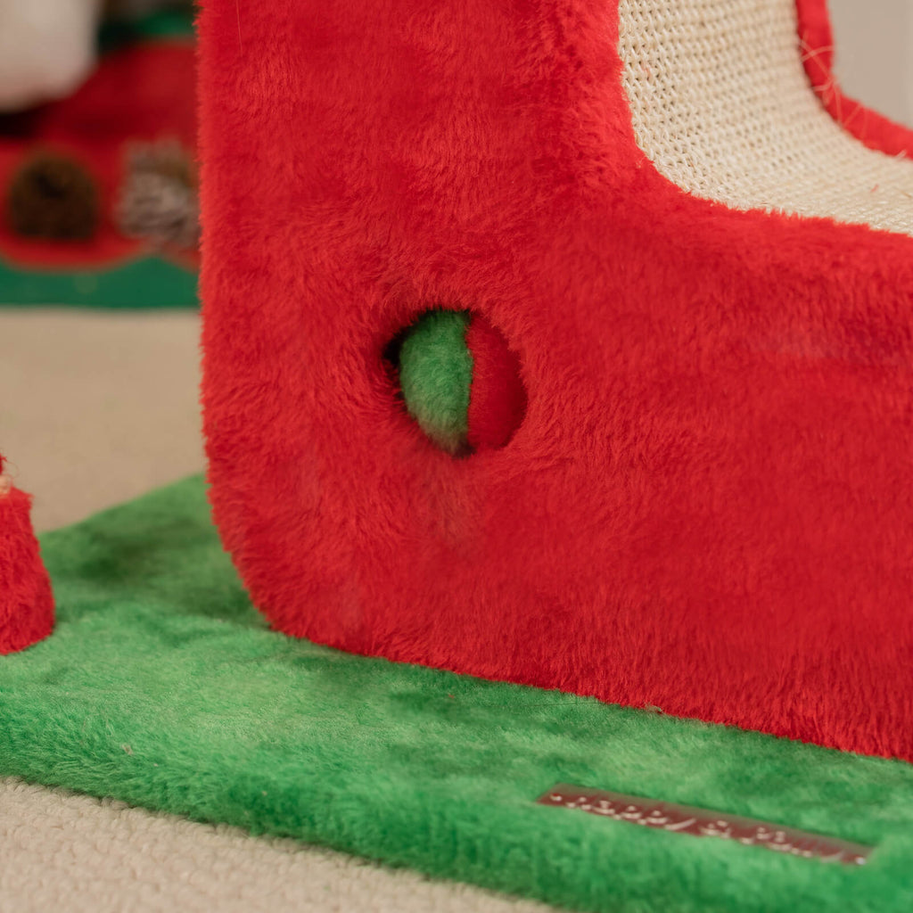Christmas Boot Cat Scratching Post