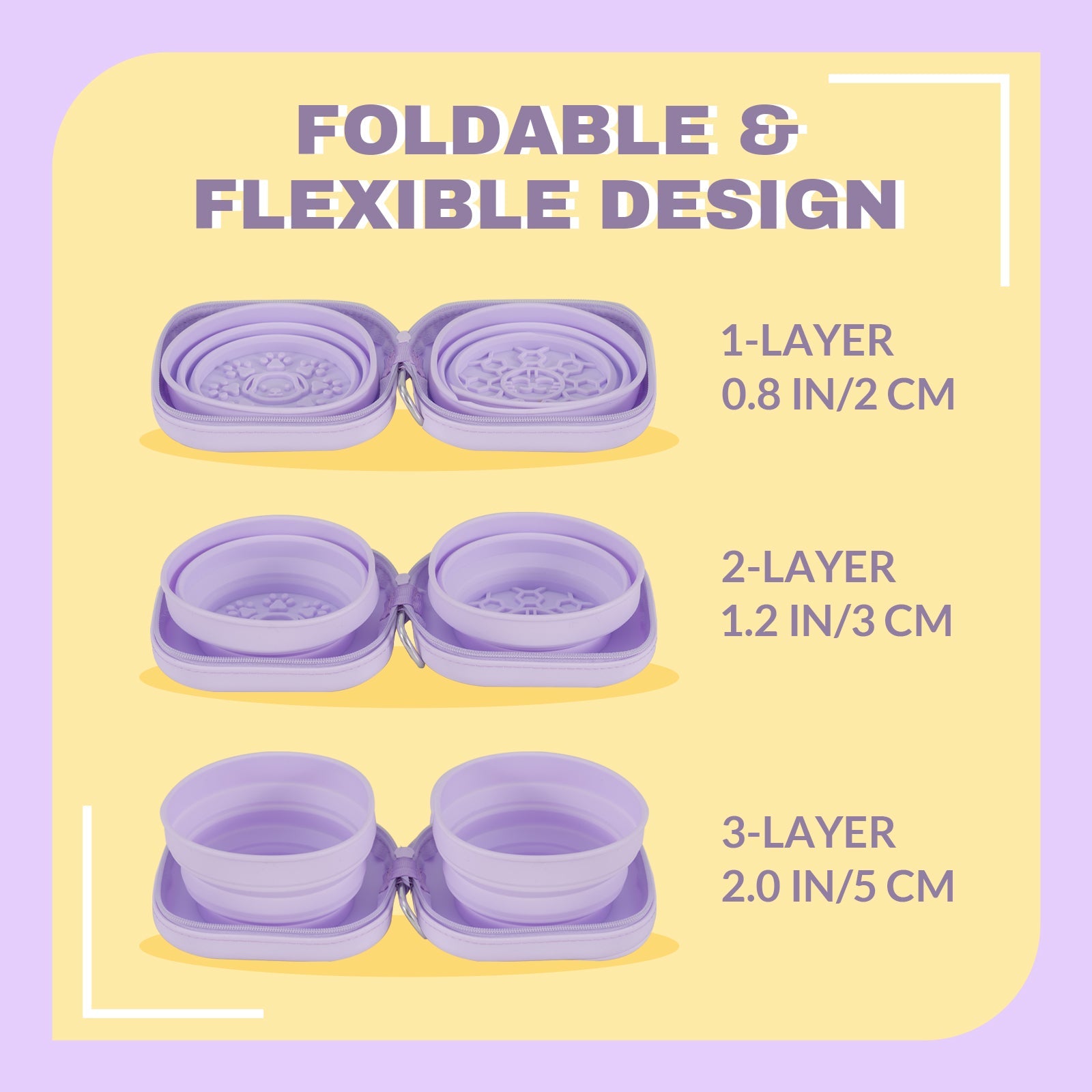 20oz Portable Double Cat Bowl