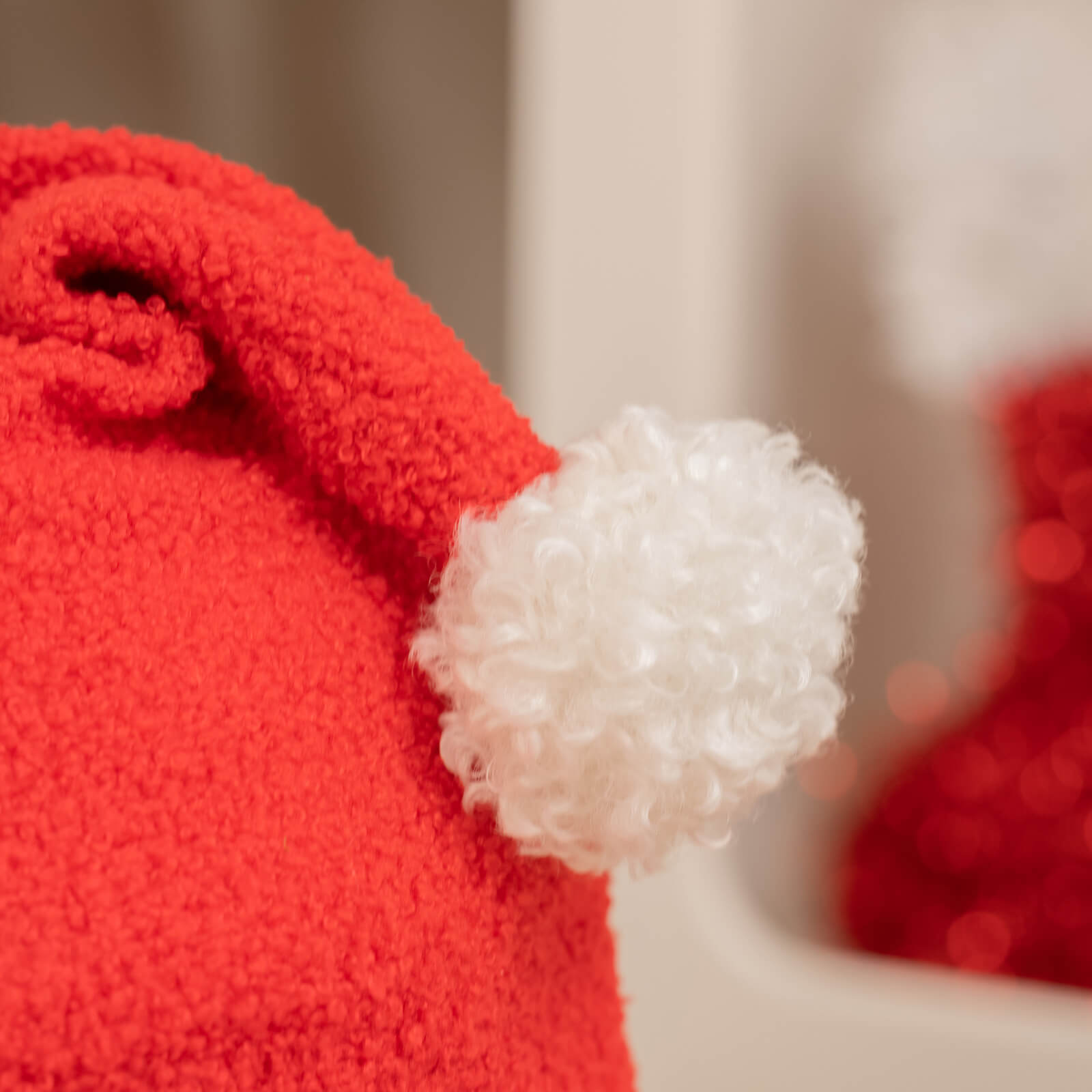 Christmas Santa Hat Cat Bed