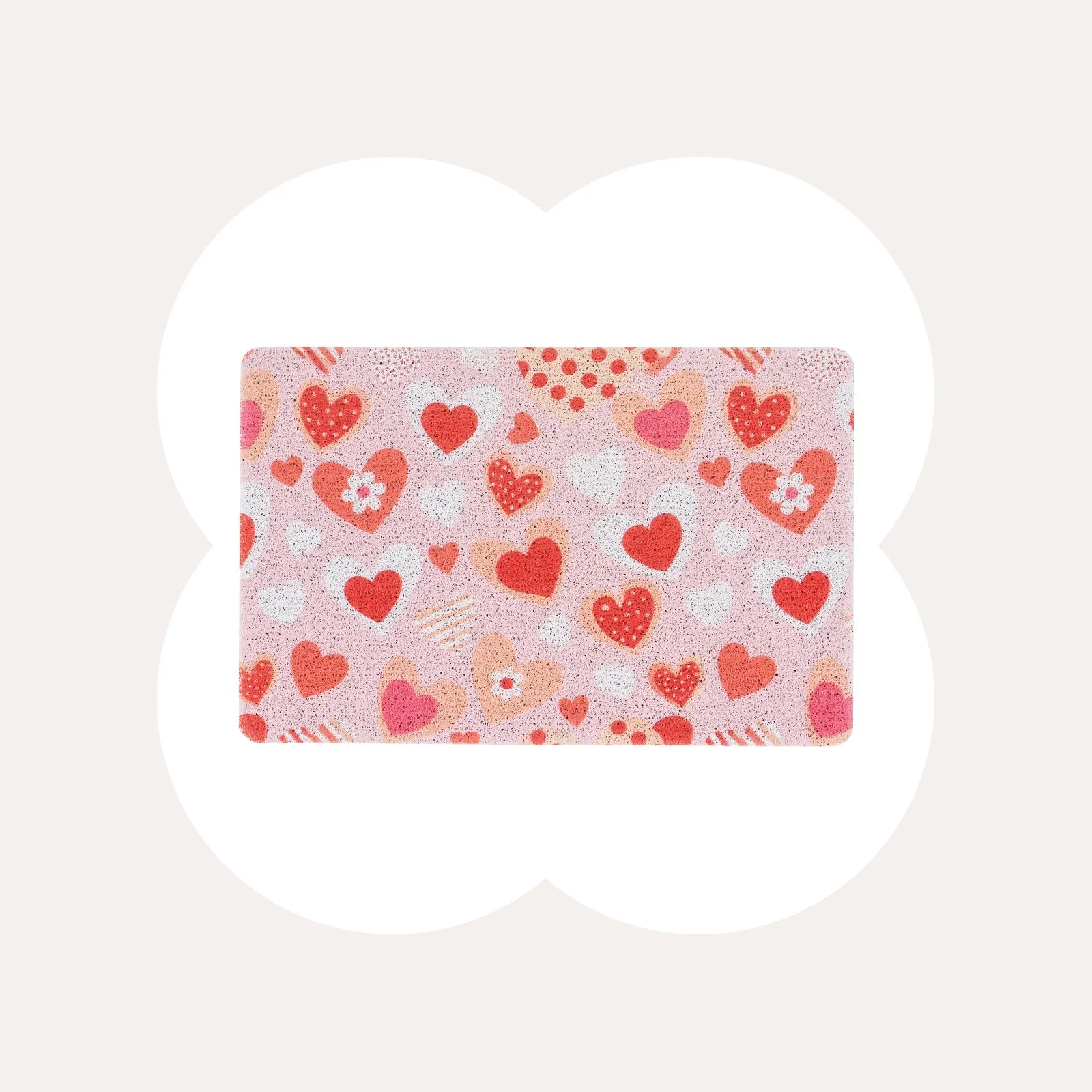 Sweetie Heart Cat Litter Mat