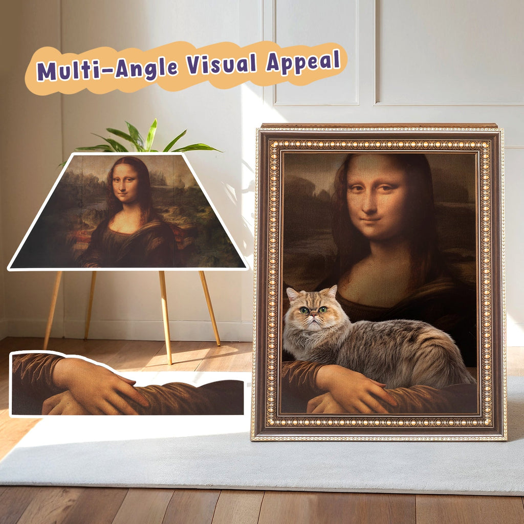 3D Retro Art Cat Scratcher