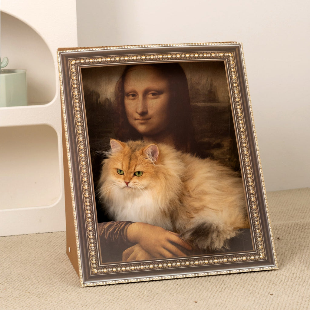 3D Retro Art Cat Scratcher