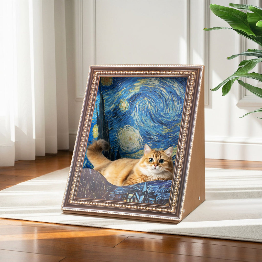 3D Retro Art Cat Scratcher