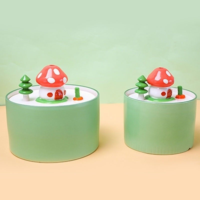 51oz Mushroom House Water Fountain