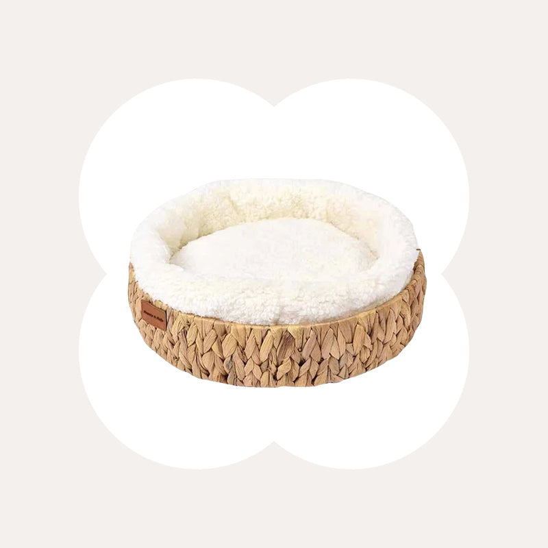 Handwoven Gourd Grass Cat Bed