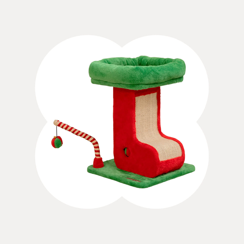 VIP 600 Meow Coins + $69.9 For Christmas Boot Cat Scratching Post