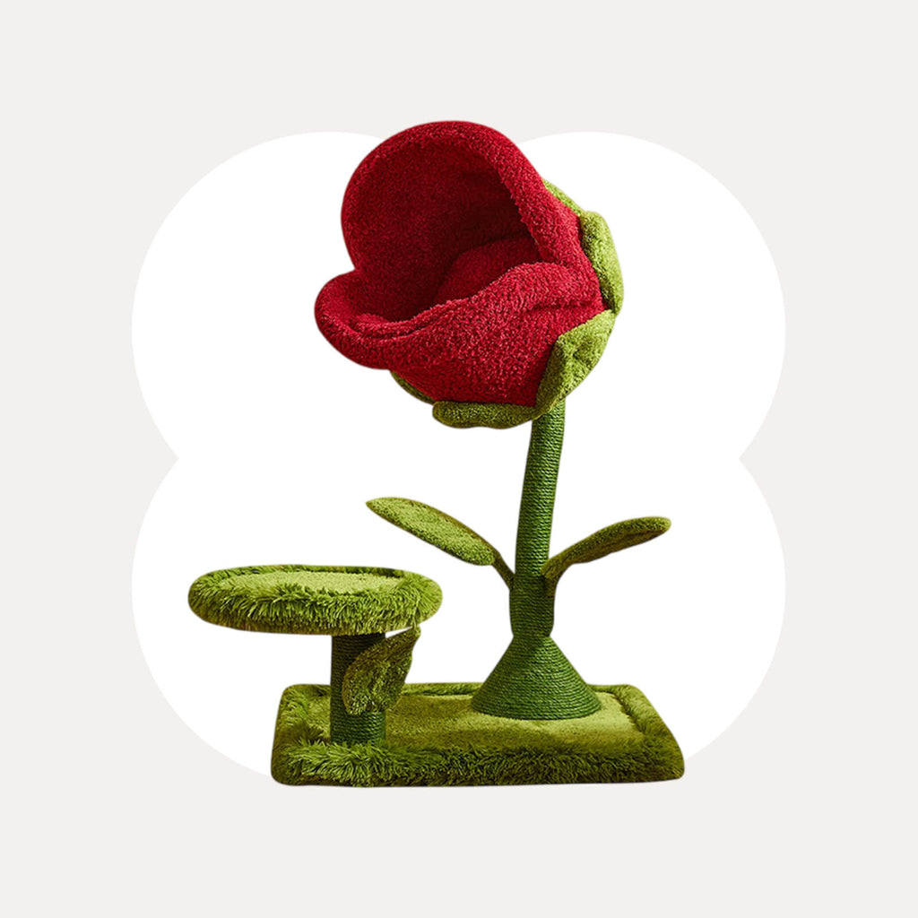 41.7'' Carnivorous Flower-Inspired Cat Tree