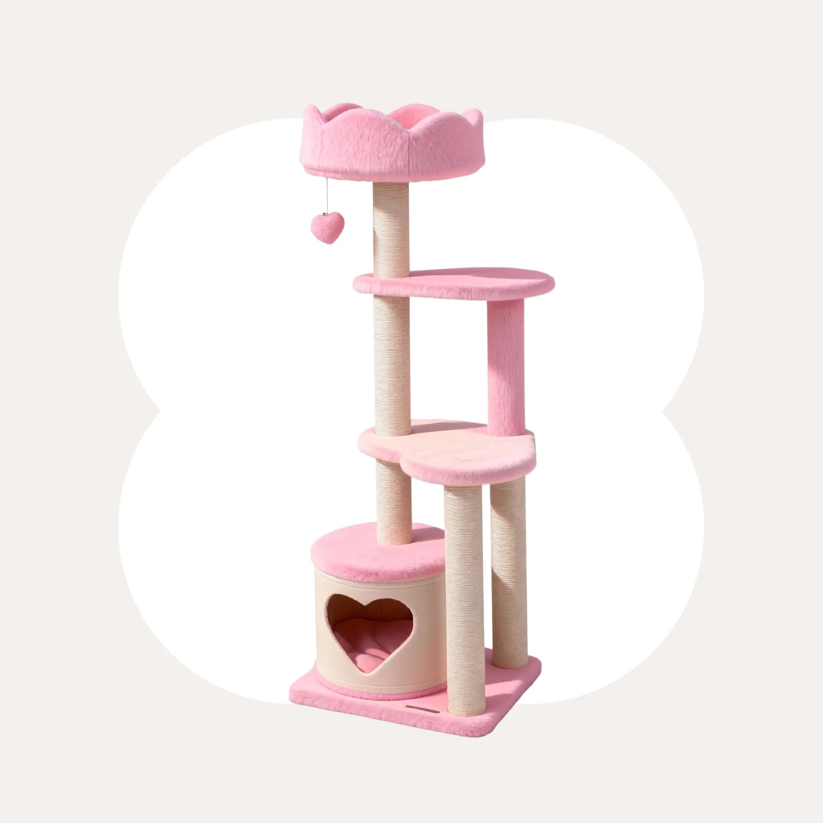 Lovely Heart Cat Tree