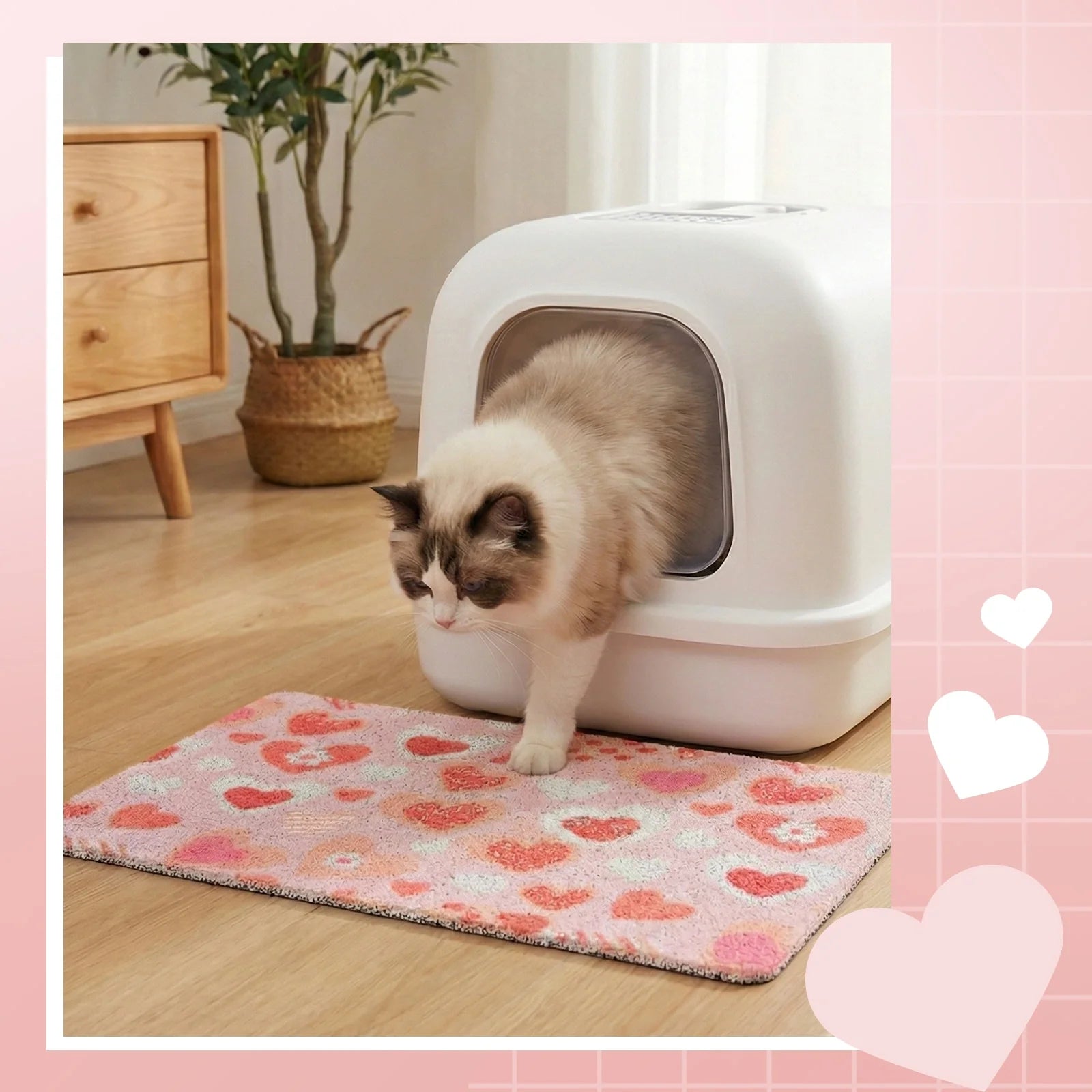 VIP 300 Meow Coins + $19.9 For Sweetie Heart Cat Litter Mat