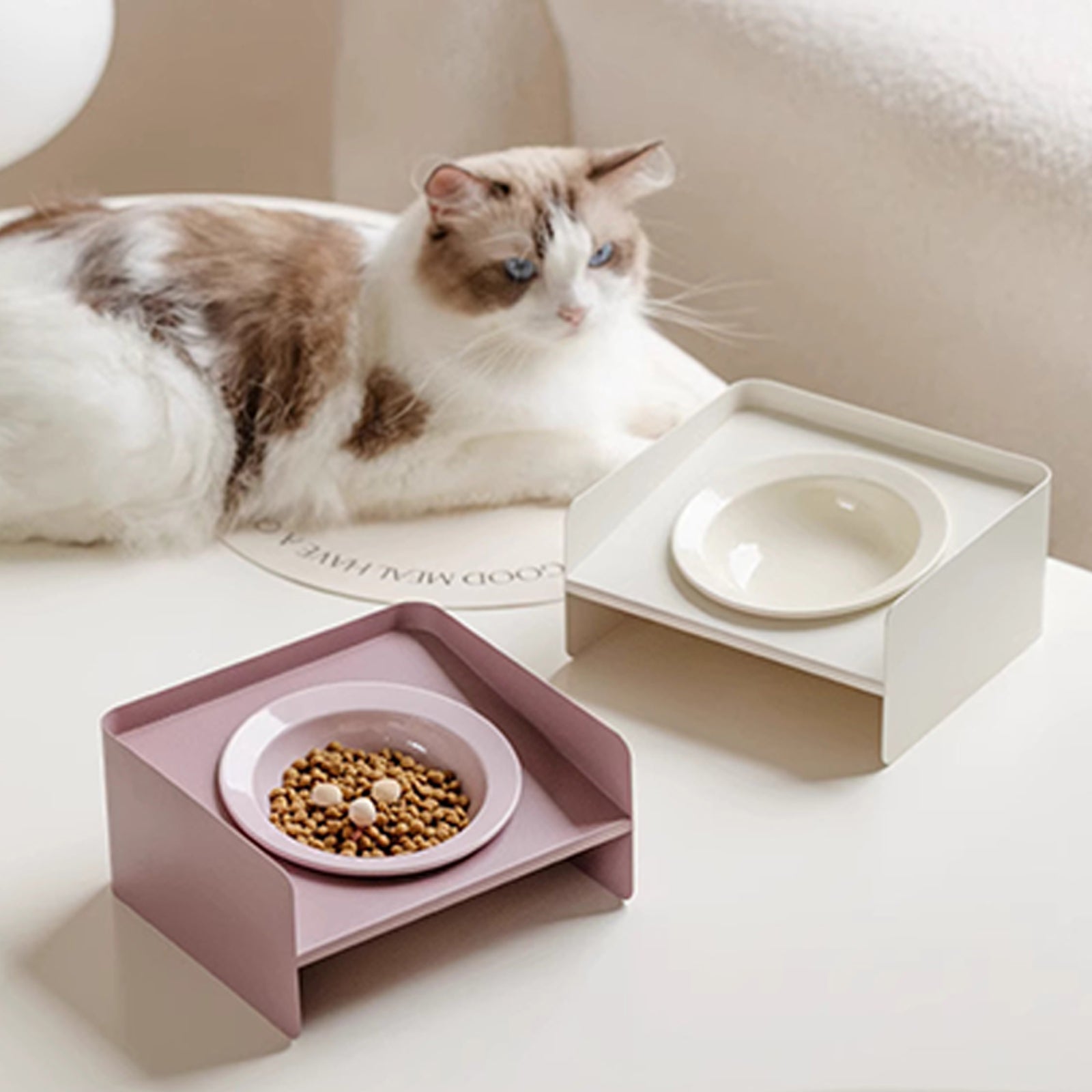Cozy Halo Cat Bowl