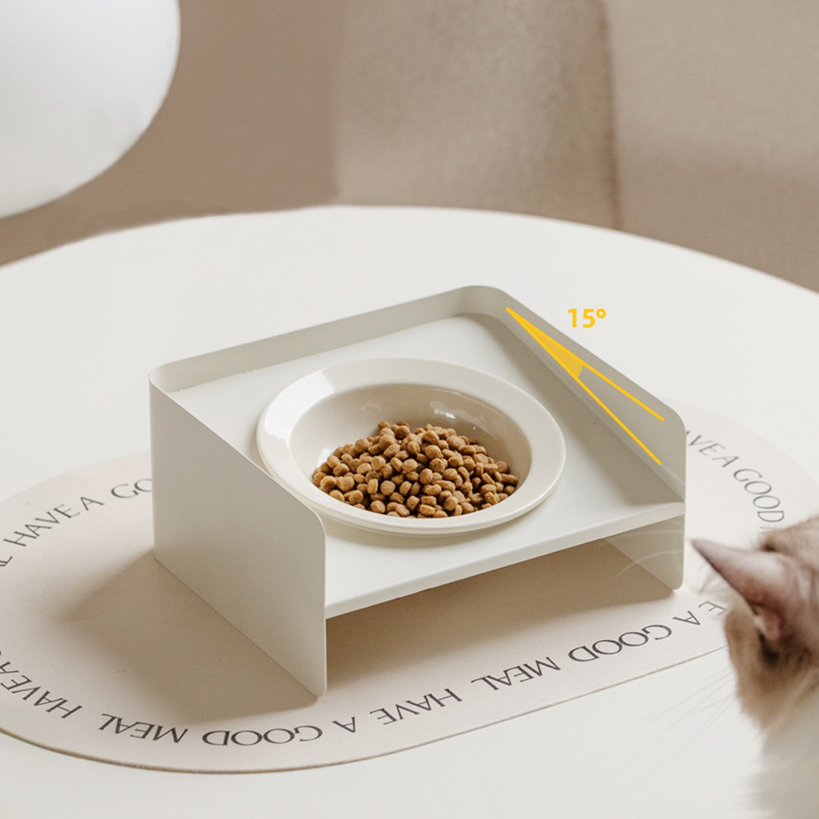 Cozy Halo Cat Bowl