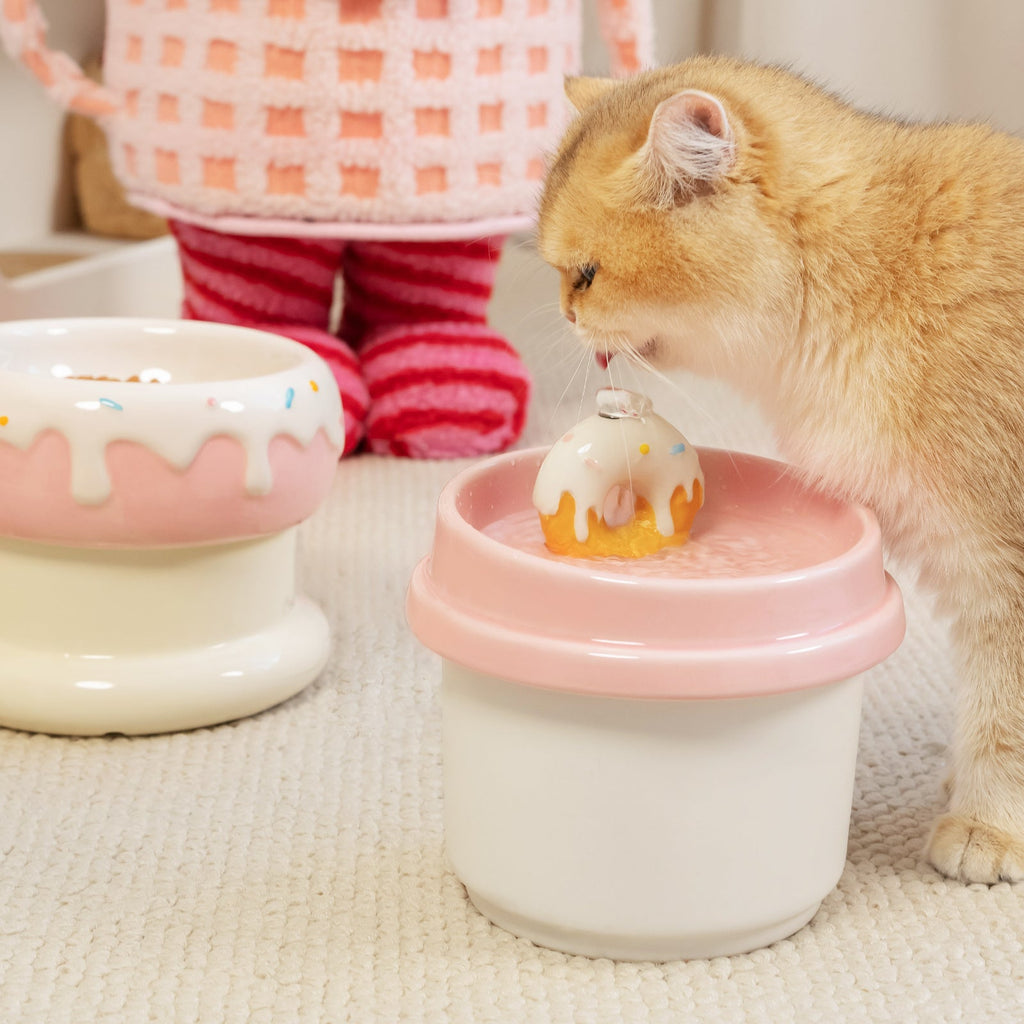 42oz Donut Style Cat Water Fountain