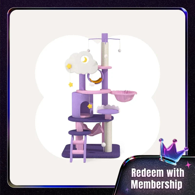VIP 1000 Meow Coins + $99.9 For Moonlight Cat Tree