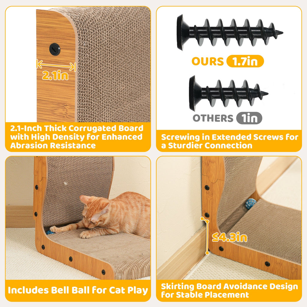 L Shape Cat Scratcher