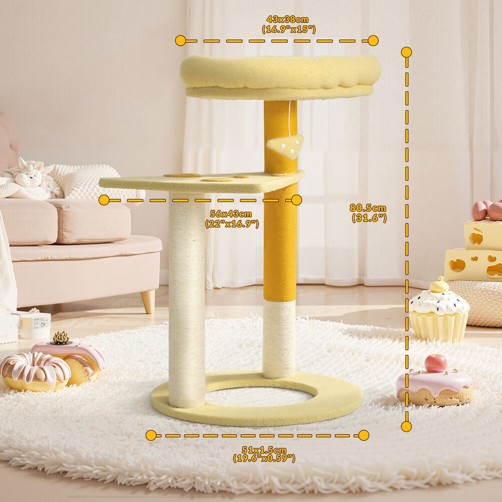 Transformable Cheese Cat Tree