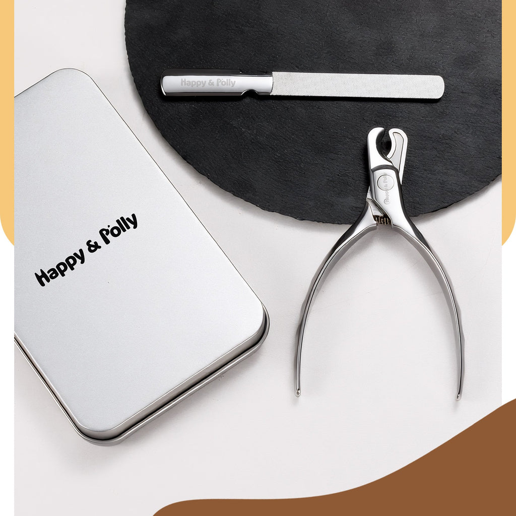 Stainless Steel Pet Nail Clipper with Nail File