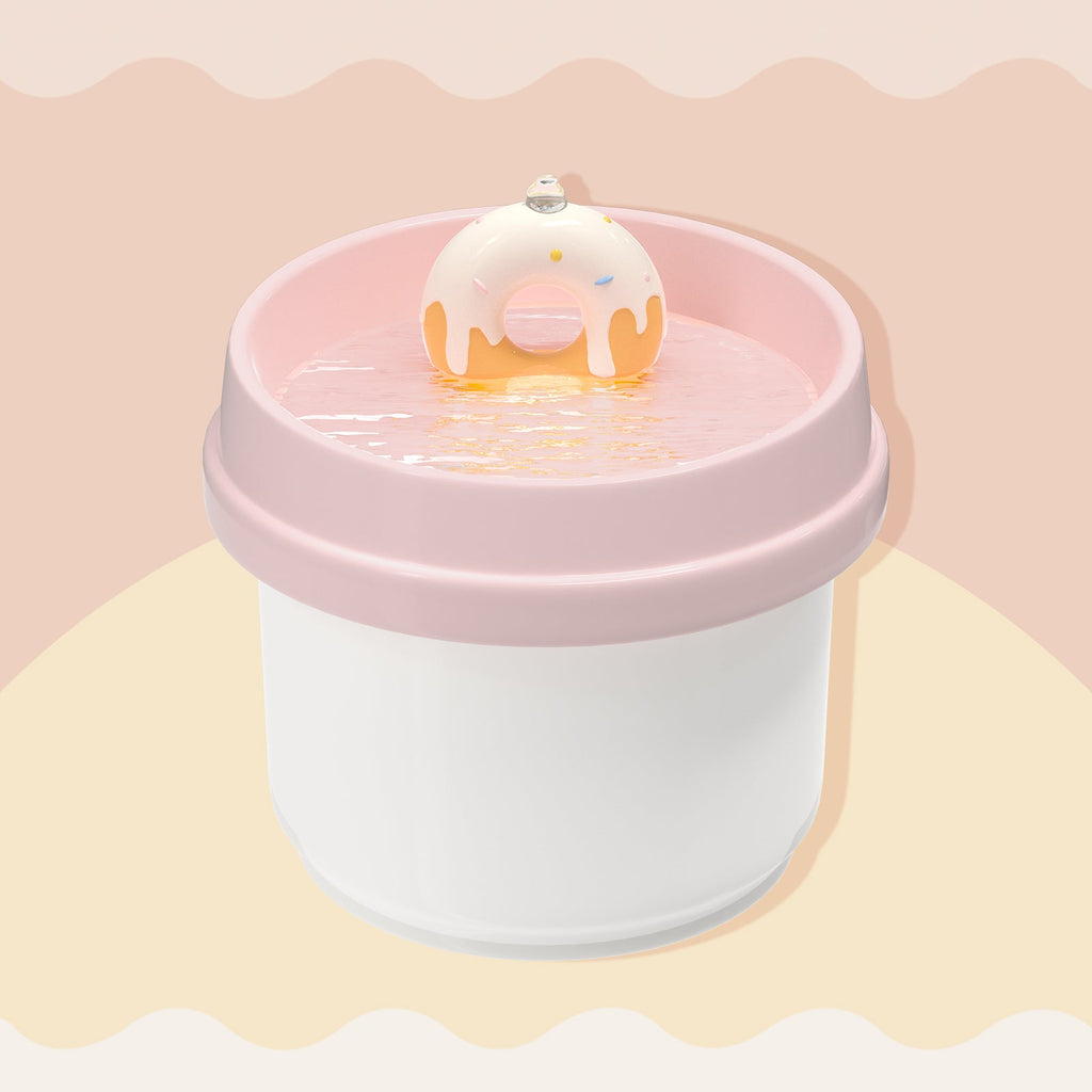 42oz Donut Style Cat Water Fountain