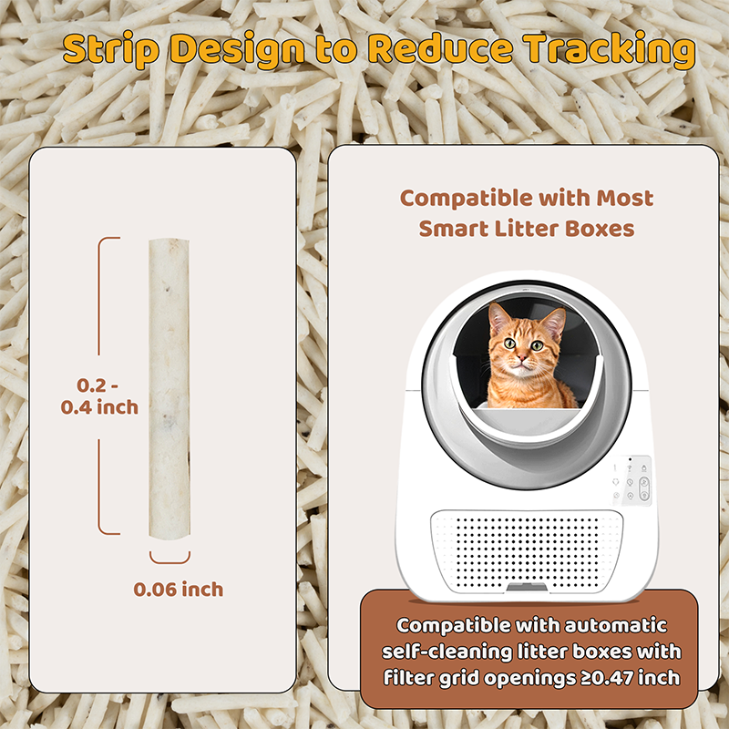 Never Run Out: Plant-Based Tofu Litter with Triple Natural Deodorizers Subscription