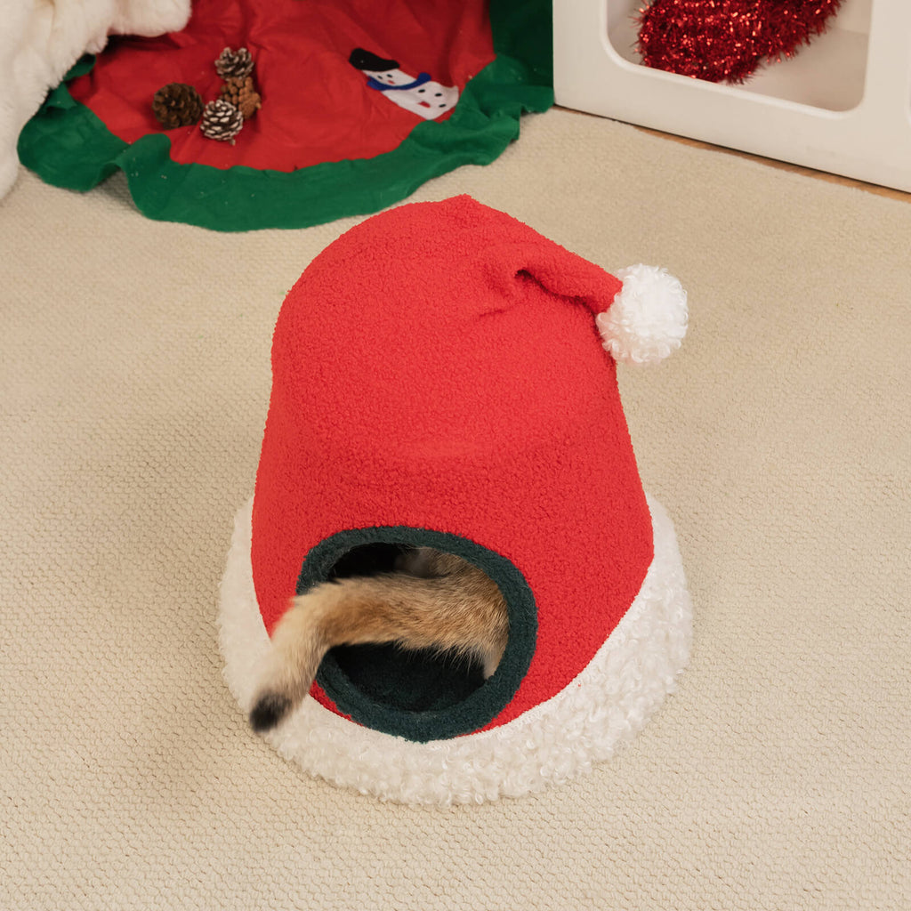 VIP 500 Meow Coins + $44.99 For Christmas Santa Hat Cat Bed