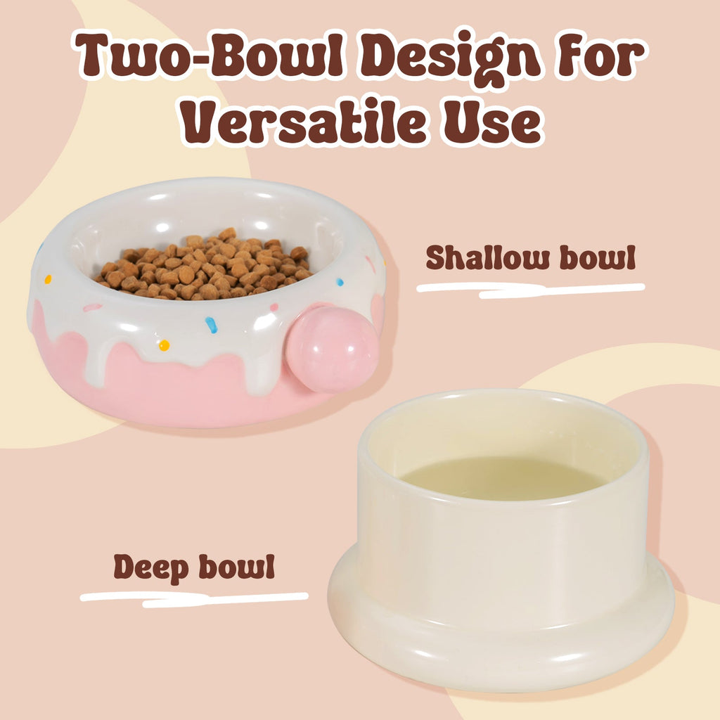 42oz Donut Style Cat Water Fountain
