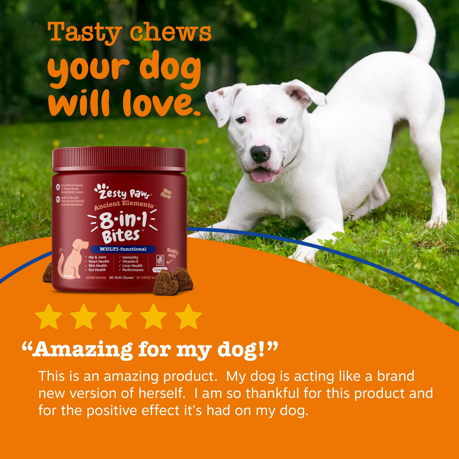 Ancient Elements™ 8-in-1 Multifunctional Bites™ for Dogs