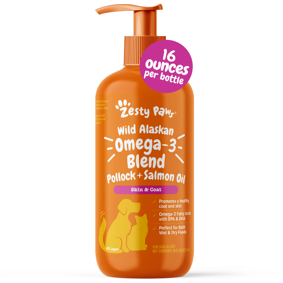 Wild Alaskan Omega-3 Blend Pollock + Salmon Oil