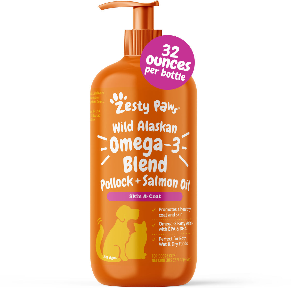 Wild Alaskan Omega-3 Blend Pollock + Salmon Oil