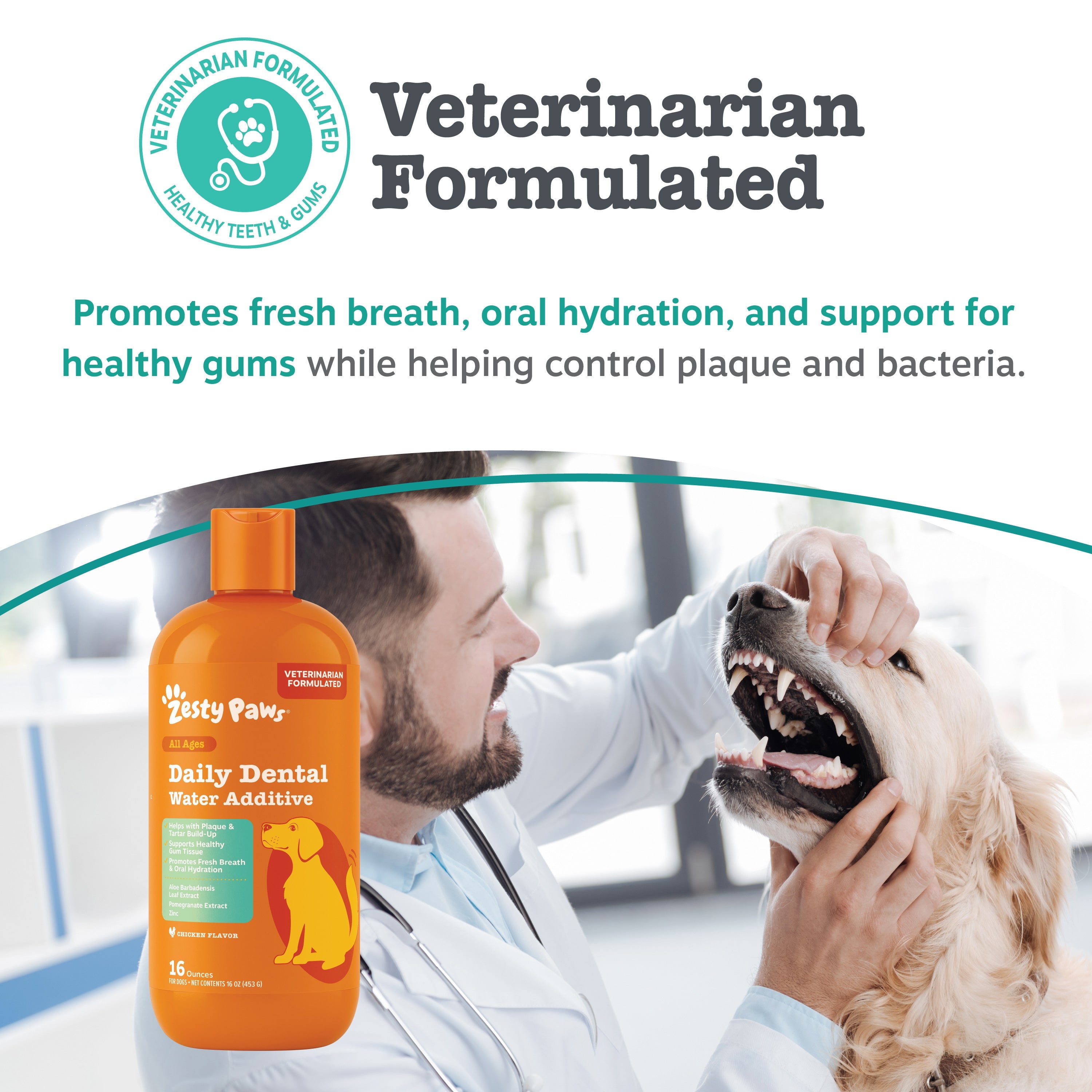 Daily Dental Water Additive for Dogs