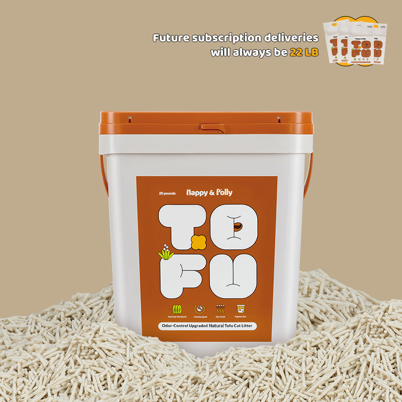 Plant-Based Tofu Litter with Triple Natural Deodorizers