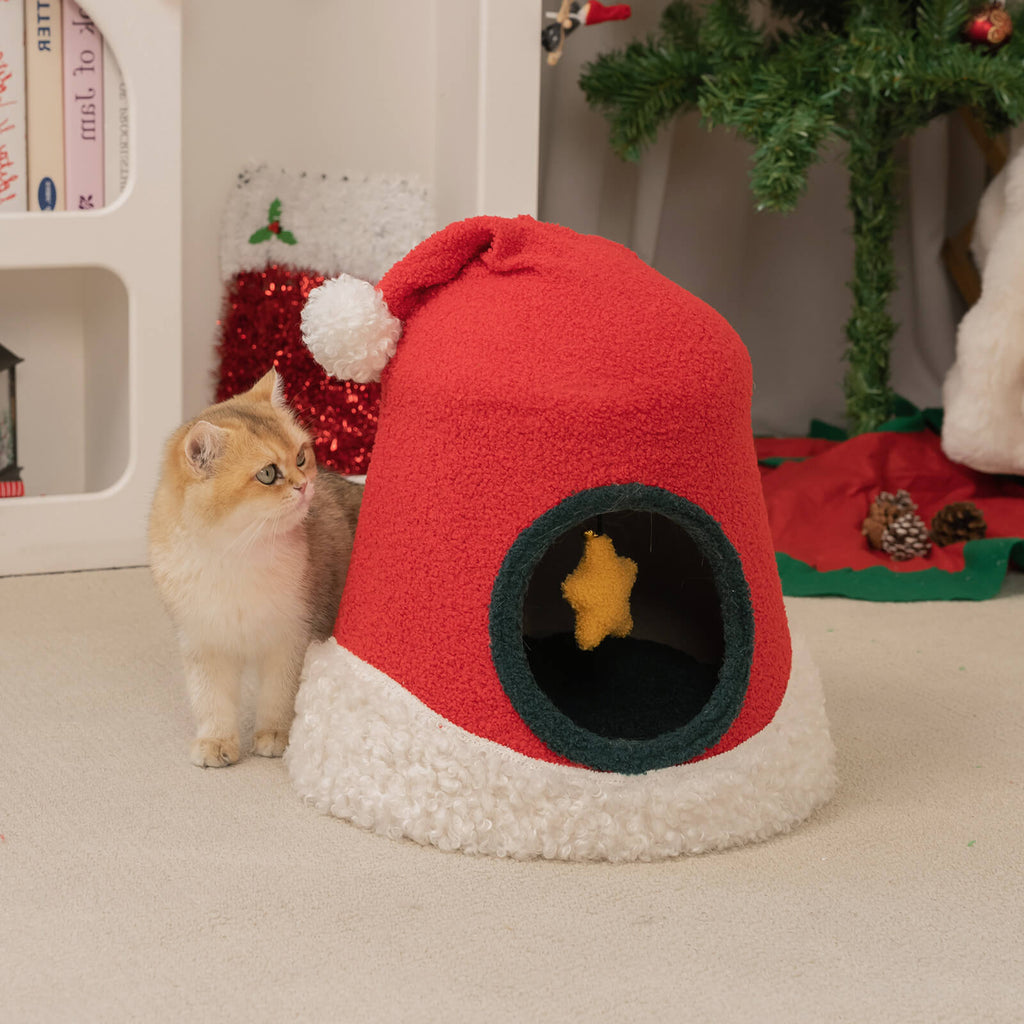 VIP 500 Meow Coins + $44.99 For Christmas Santa Hat Cat Bed