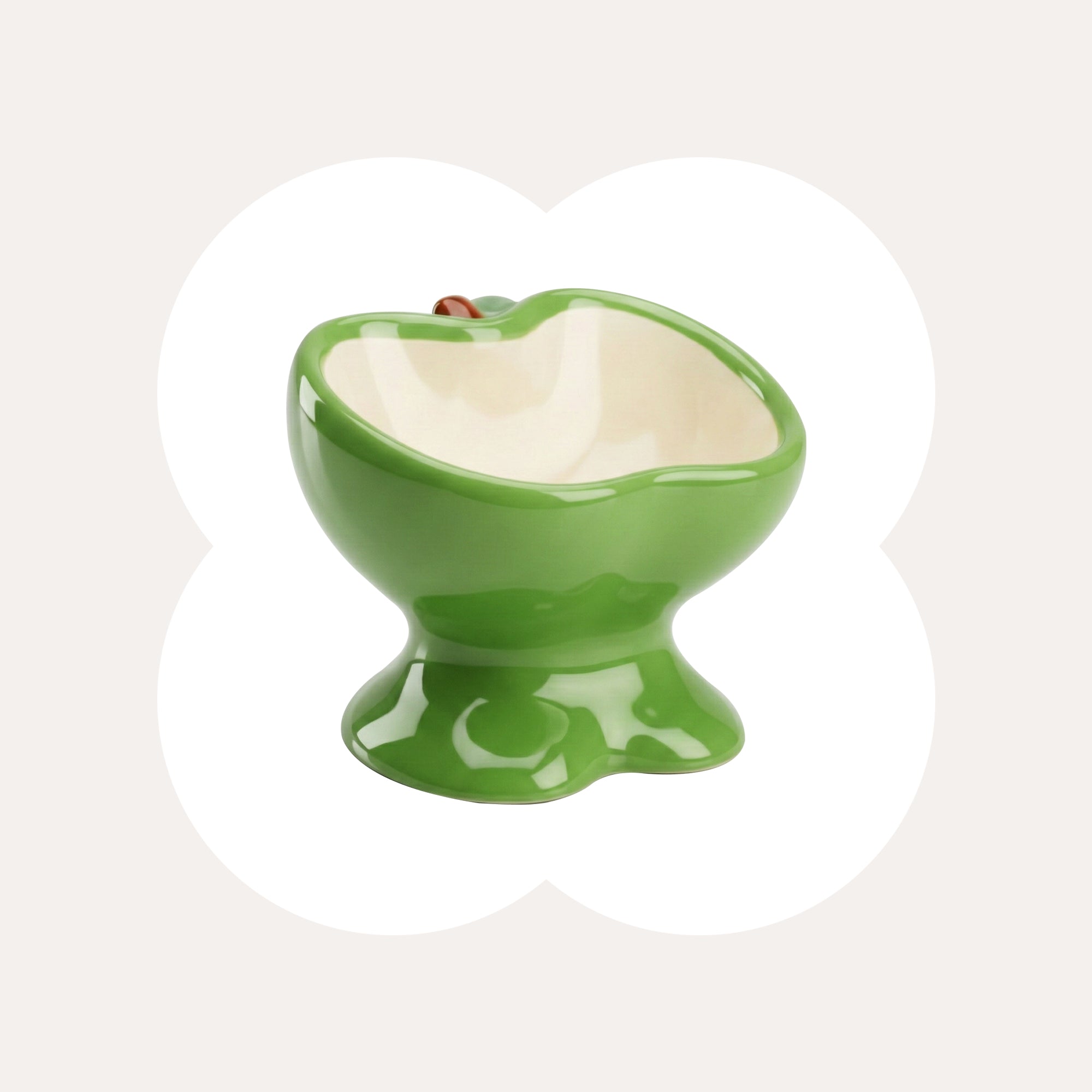 9oz Apple Bliss Elevated Cat Bowl