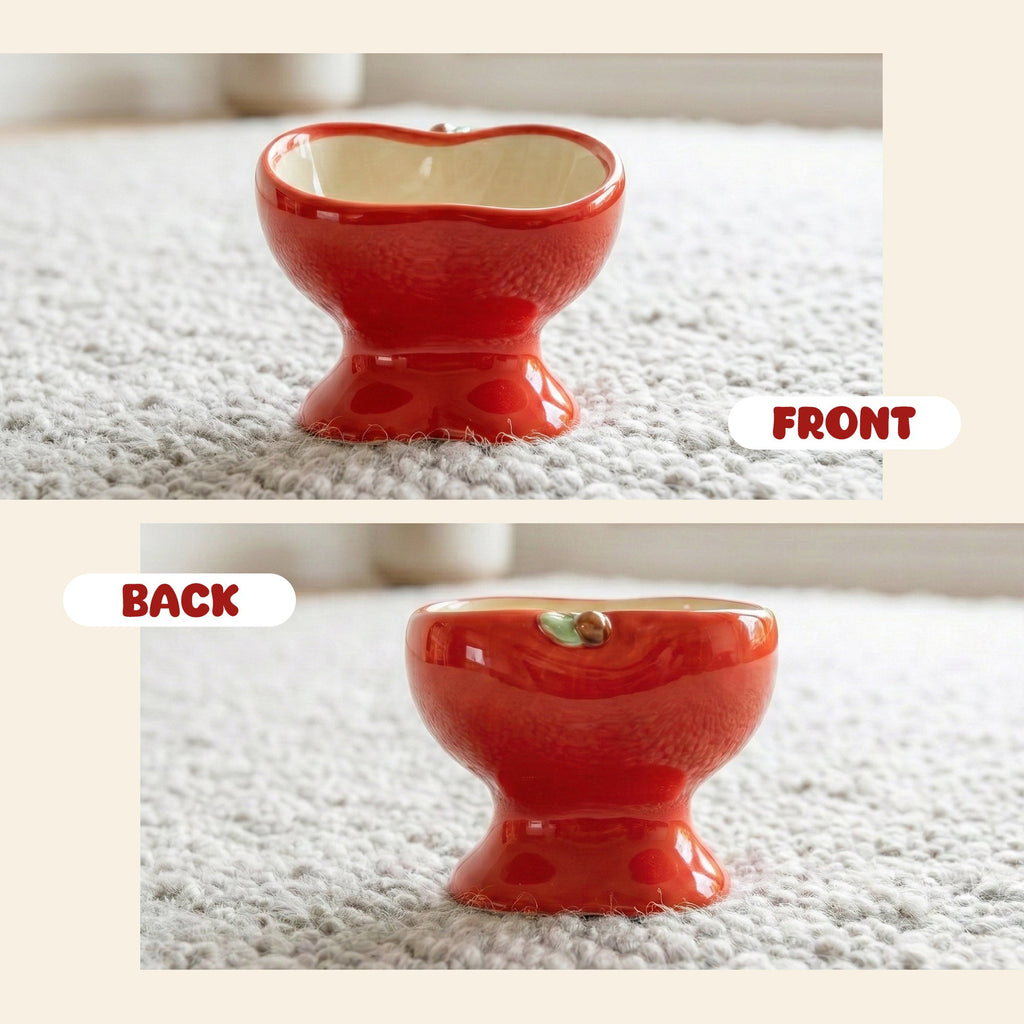 9oz Apple Bliss Elevated Cat Bowl