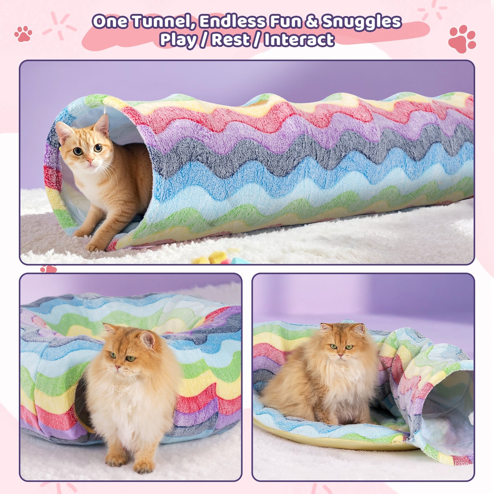 Elves in the Rainbow Cat Tunnel