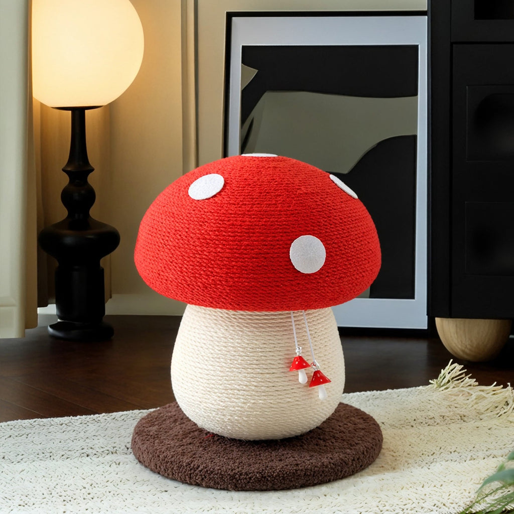 Mushroom Cat Scratcher