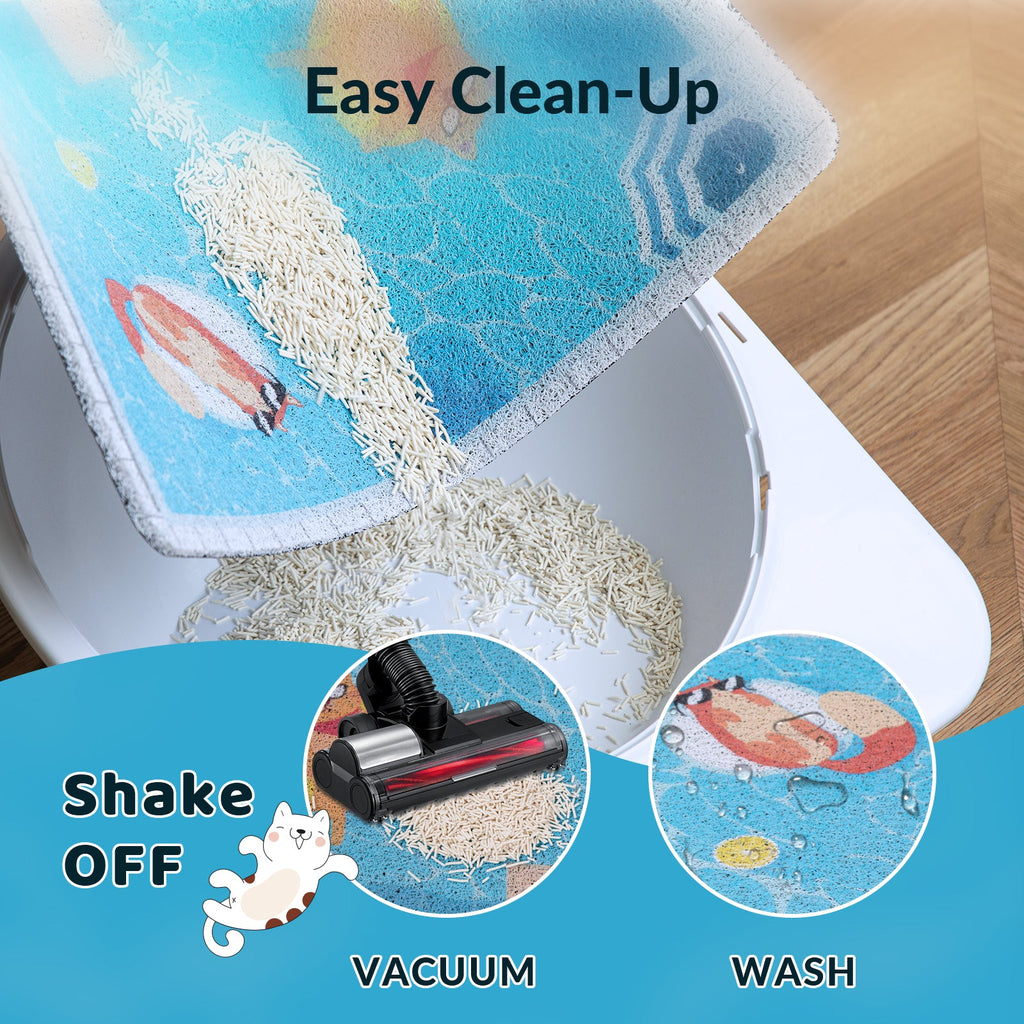 Summer Pool Cat Litter Mat