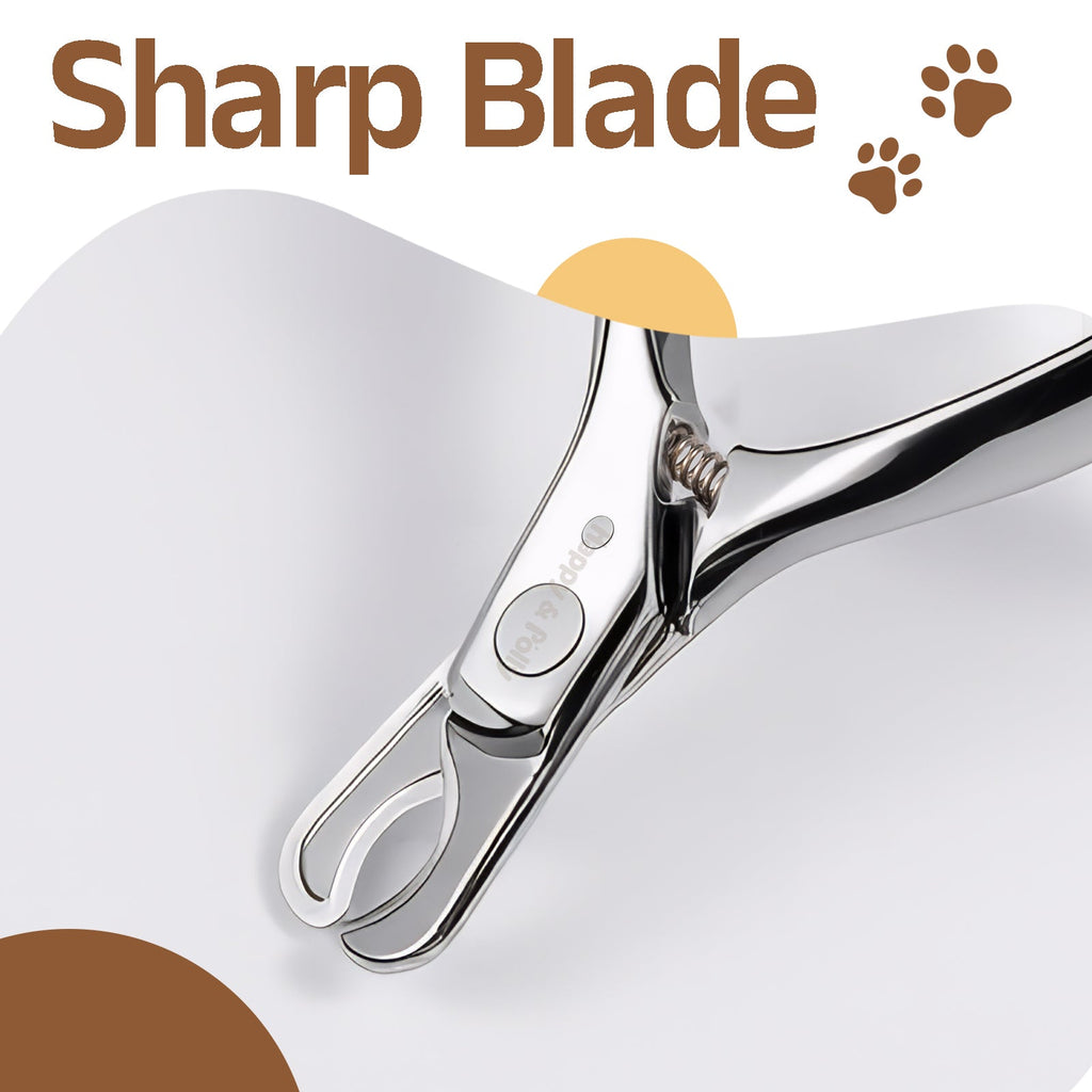 Stainless Steel Pet Nail Clipper with Nail File