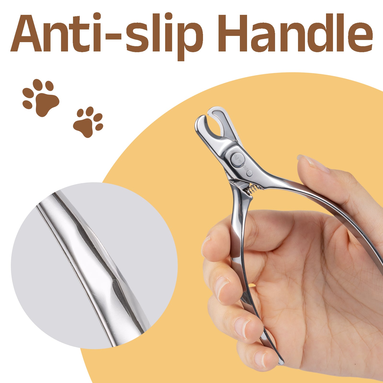 Stainless Steel Pet Nail Clipper with Nail File