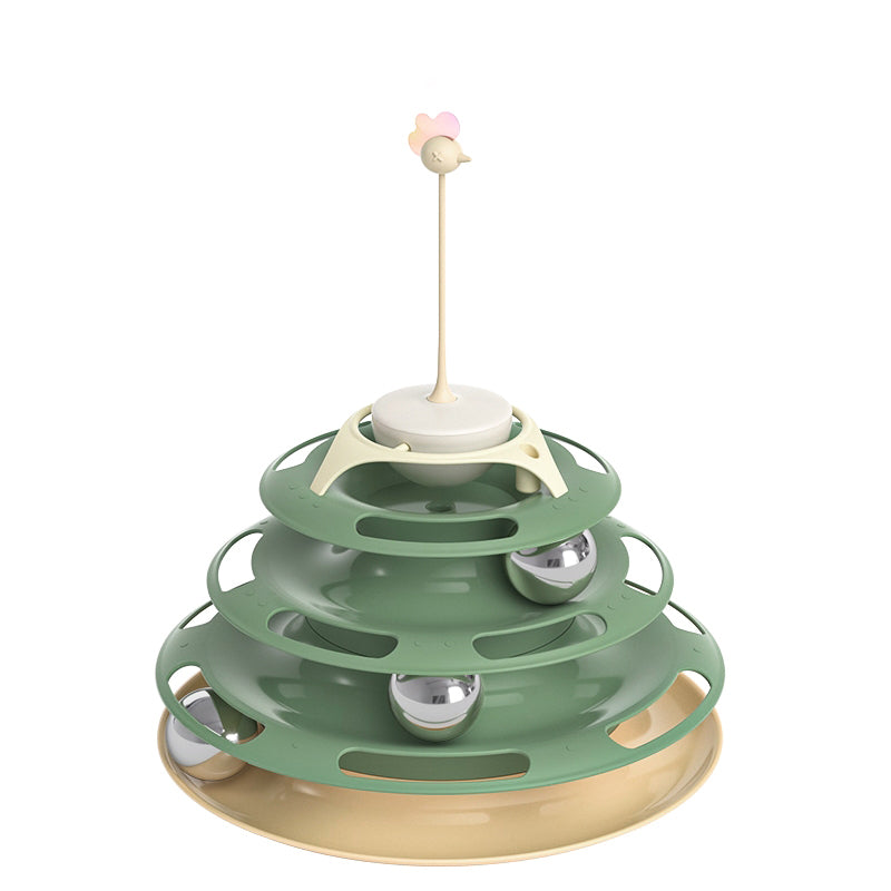 Interactive Insect Cat Spinner Toy