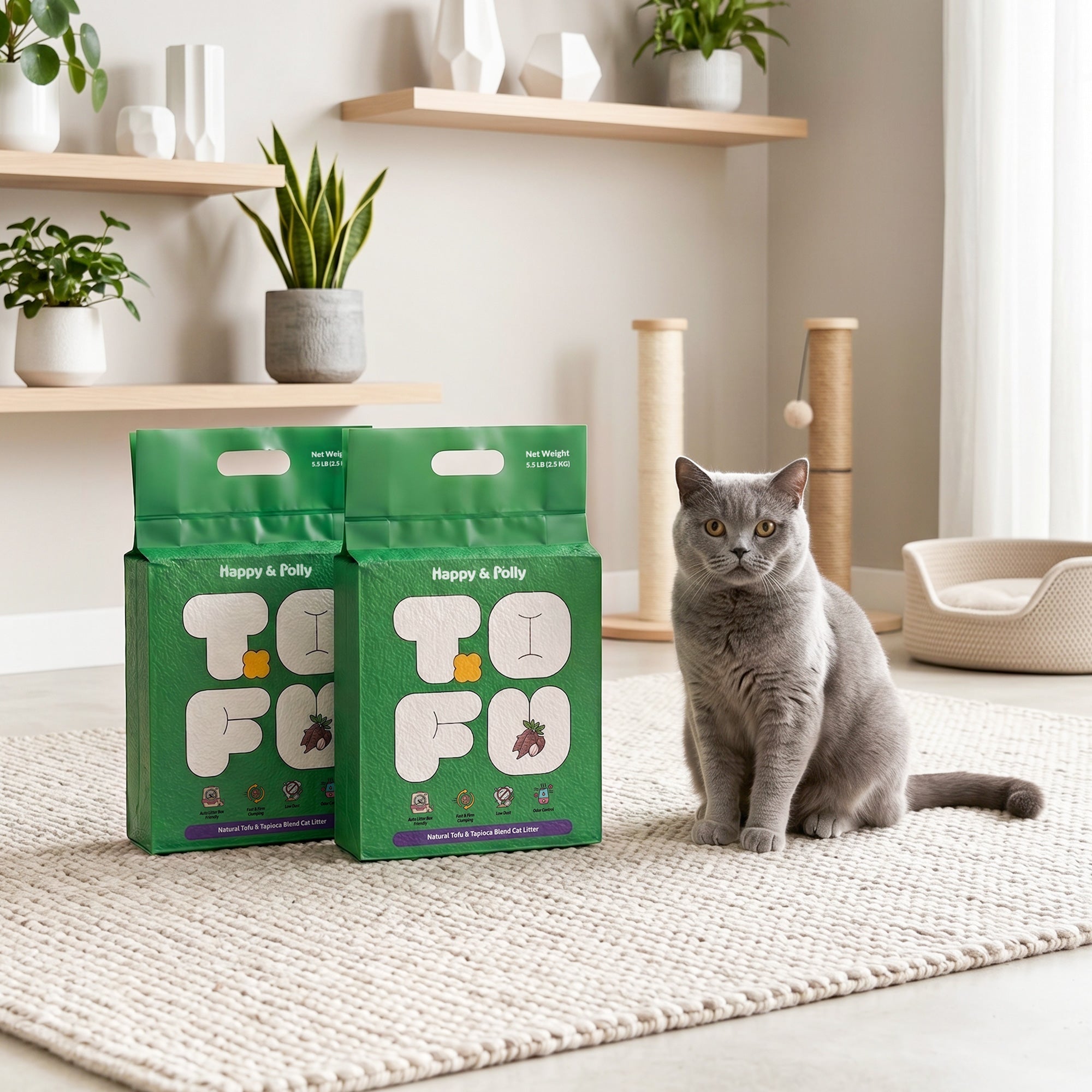 Tofu & Cassava Natural Cat Litter