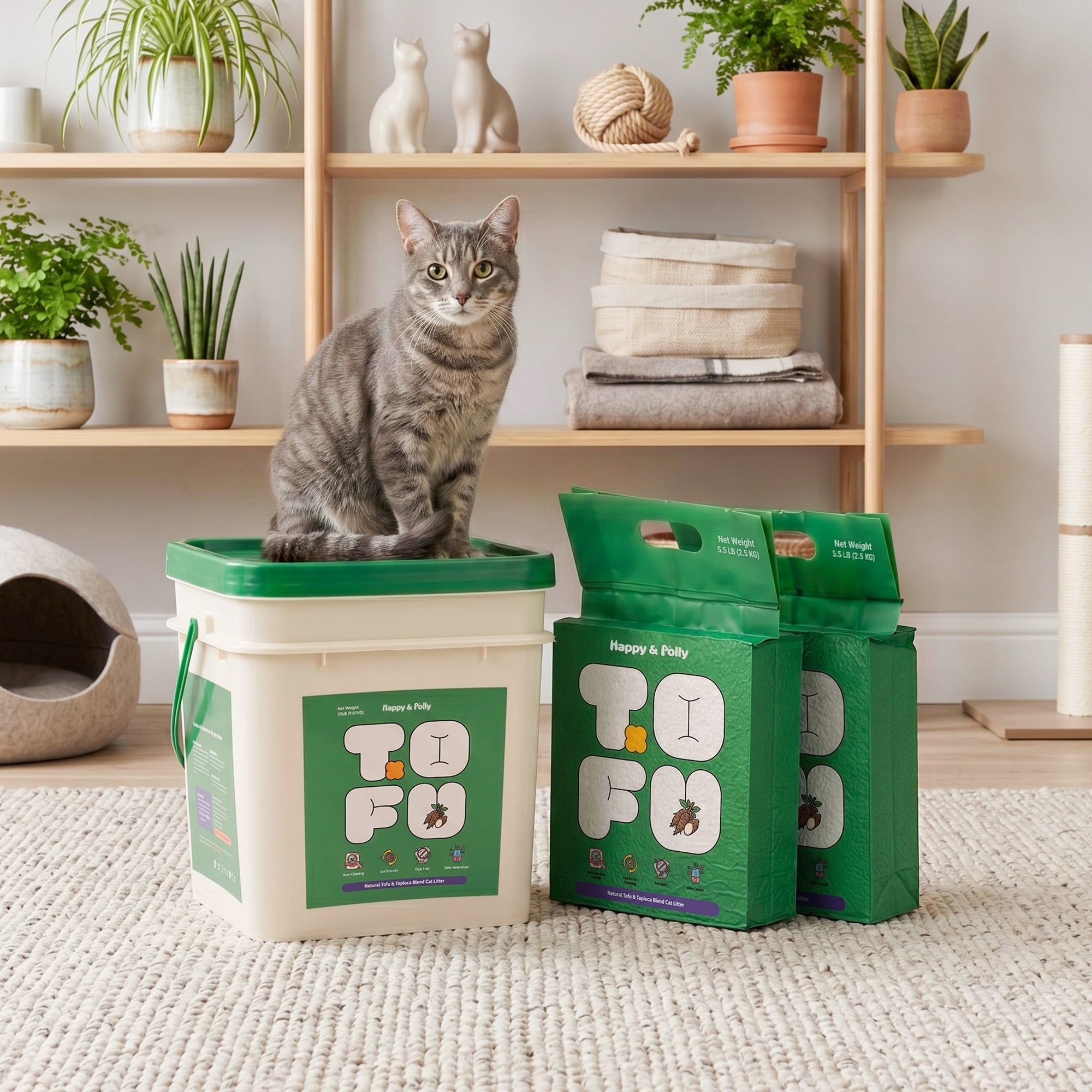 Tofu & Cassava Natural Cat Litter