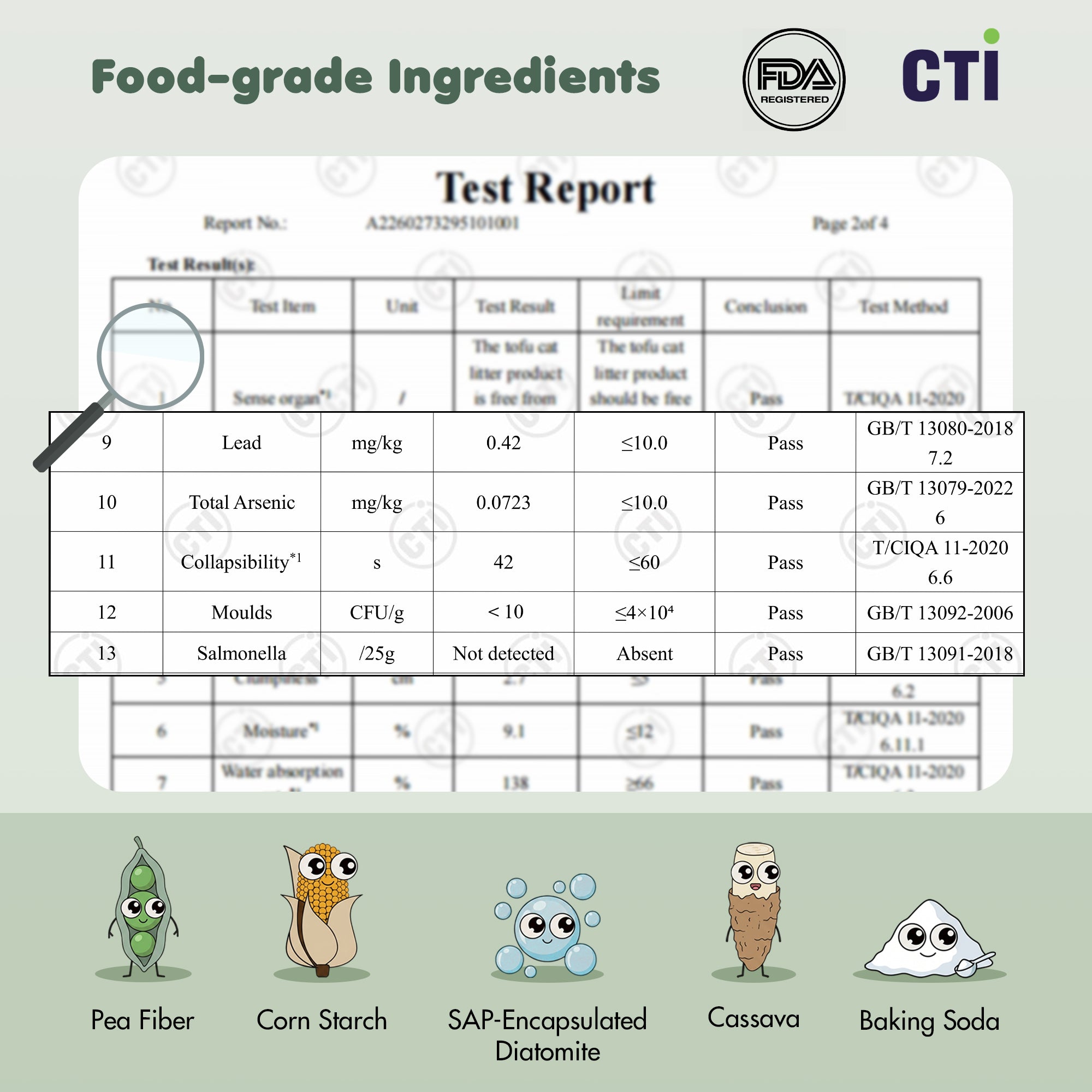 Tofu & Cassava Natural Cat Litter