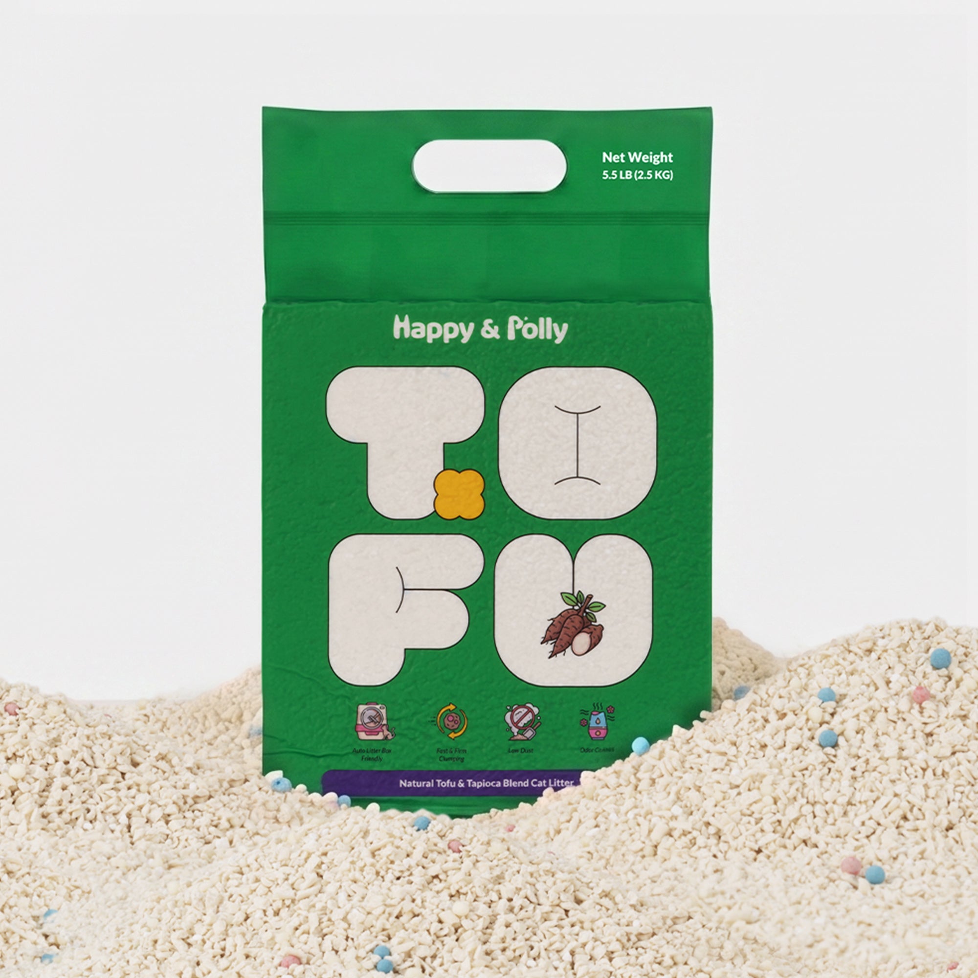 Tofu & Cassava Natural Cat Litter