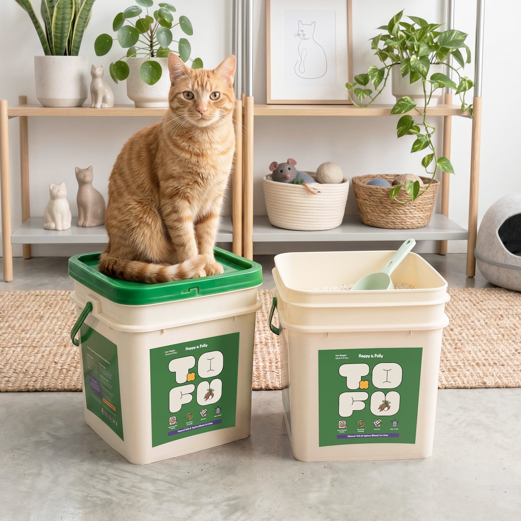 Tofu & Cassava Natural Cat Litter