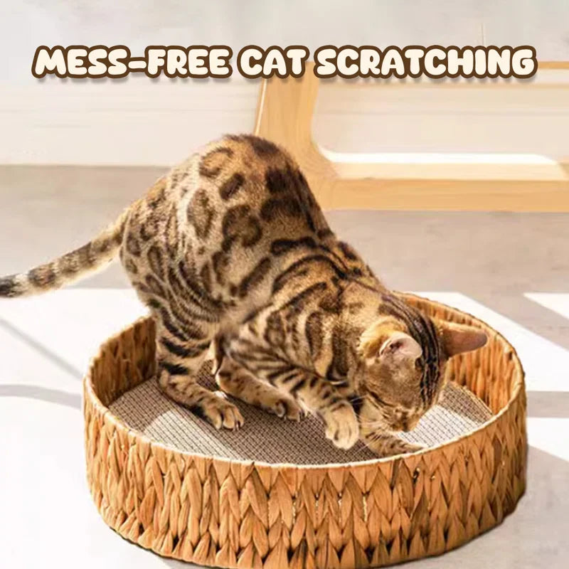 Handwoven Gourd Grass Cat Bed