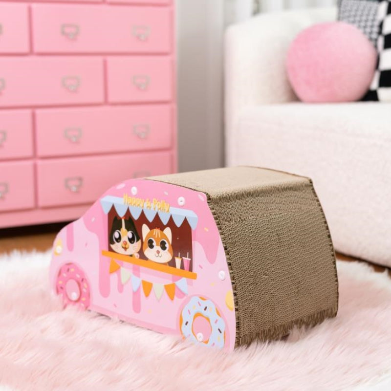 Donut Car Cat Scratcher