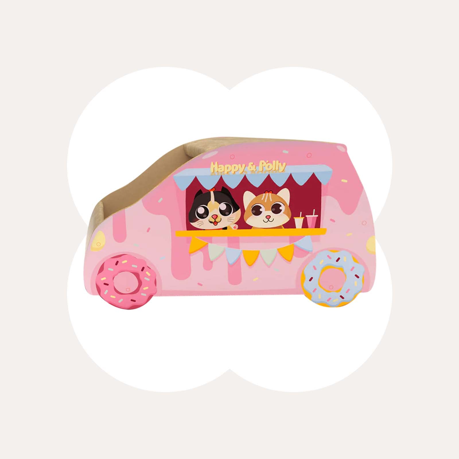 Donut Car Cat Scratcher