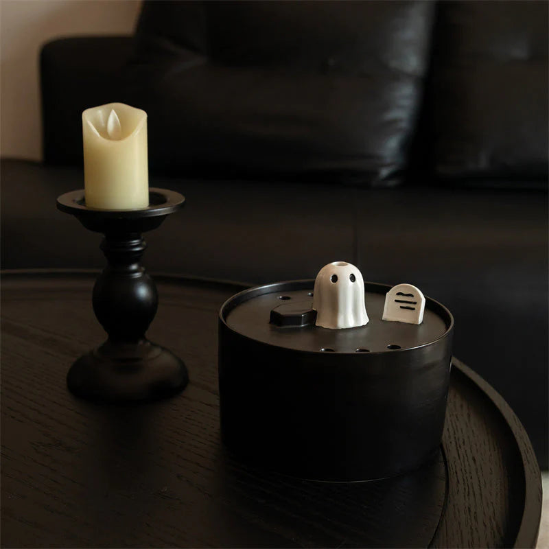 50oz/1.5L Ghost Drinking Fountain-Elevate Your Cat's Hydration