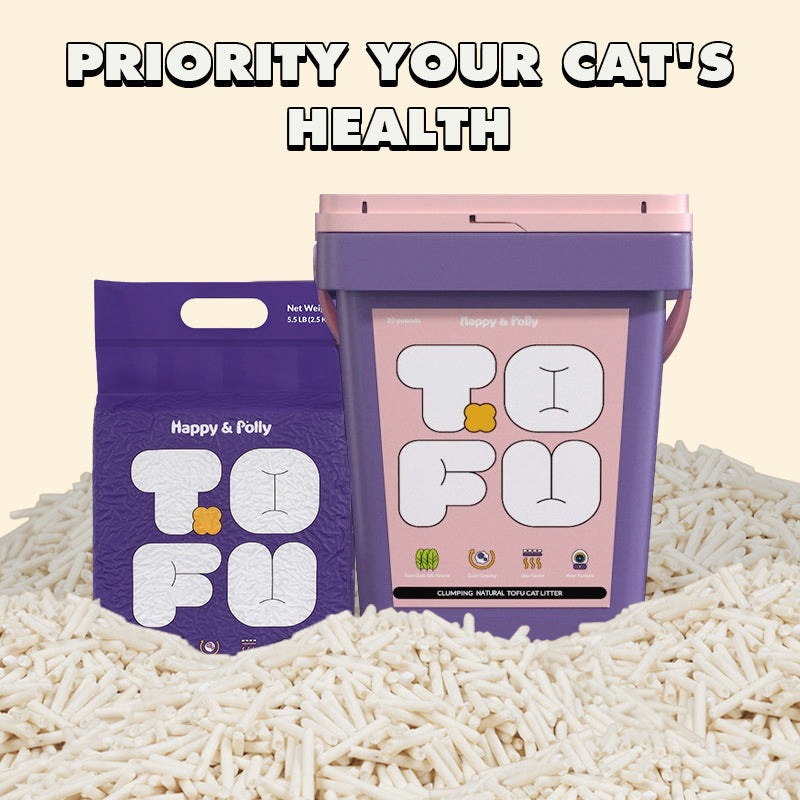 4 Bags Clumping Natural Tofu Cat Litter (22lb)